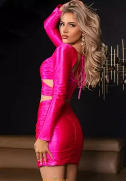 Long Sleeve Hc Dresses|Short Homecoming Dresses^Rachel Allan 40498