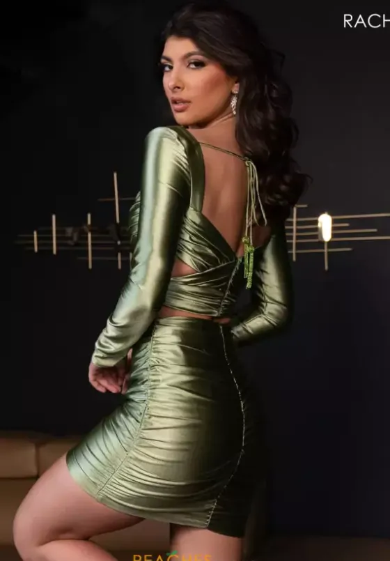 Long Sleeve Hc Dresses|Short Homecoming Dresses^Rachel Allan 40498