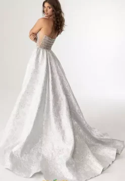 Long Dresses|Pageant^Rachel Allan 70956 Silver Nude
