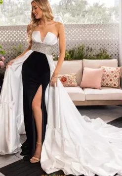 Pageant^Rachel Allan Pageant 50381 Black White