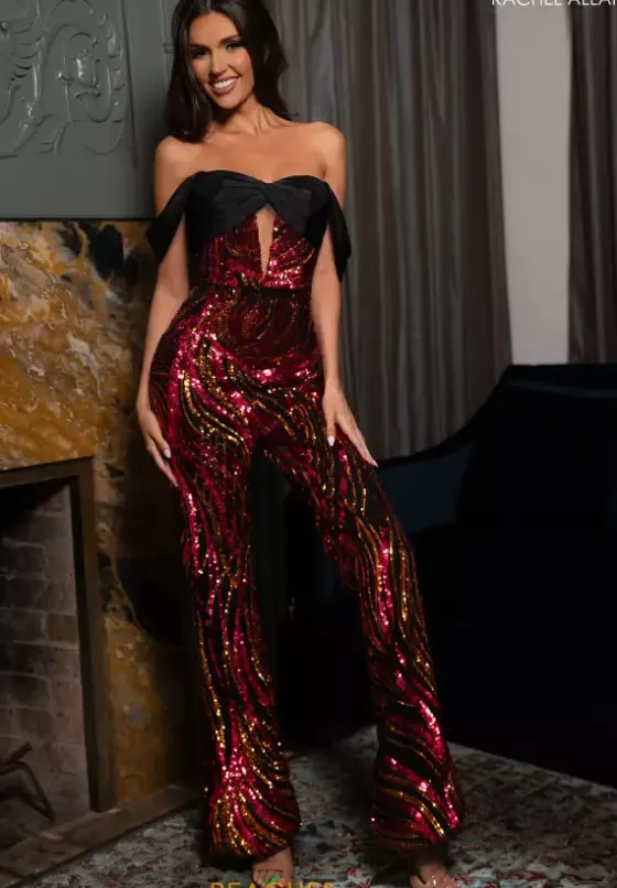 Pageant^Rachel Allan Pageant 50331 Black Tangerine