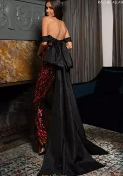 Pageant^Rachel Allan Pageant 50331 Black Tangerine