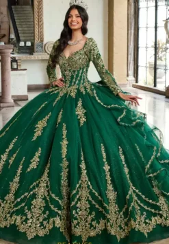 Sweet Sixteen|Quince Dresses With Sleeves^Rachel Allan Quince RQ1137