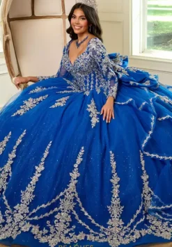 Sweet Sixteen|Quince Dresses With Sleeves^Rachel Allan Quince RQ1137