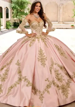 Quince Dresses With Sleeves|Plus Sized Quince Dresses^Rachel Allan Quince RQ2217