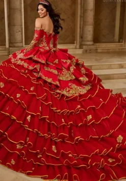 Quince Dresses With Sleeves|Plus Sized Quince Dresses^Rachel Allan Quince RQ5012