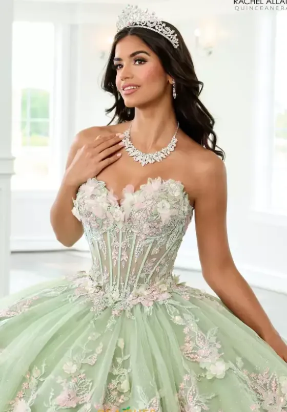 Quince Dresses With Sleeves|Plus Sized Quince Dresses^Rachel Allan Quince RQ2216