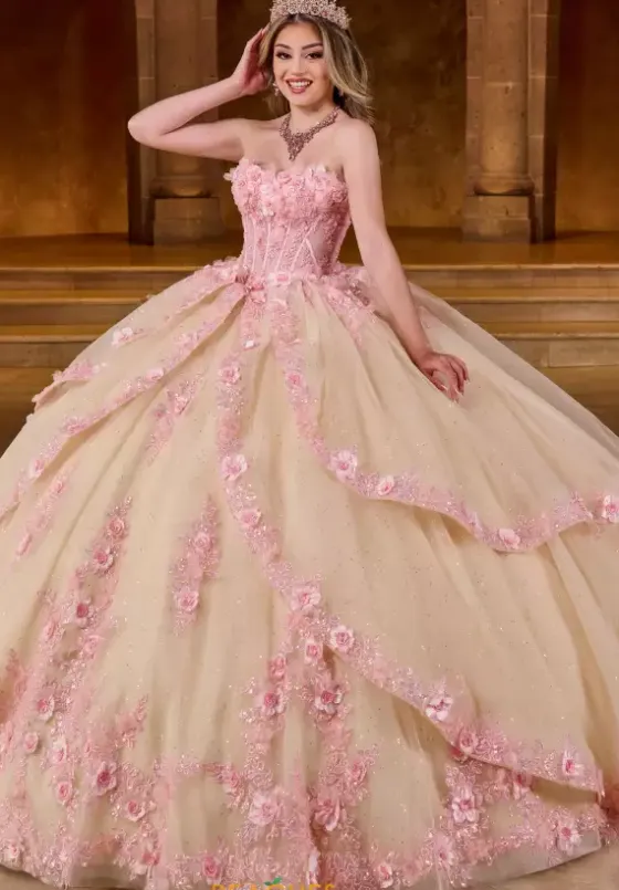 Quince Dresses With Sleeves|Plus Sized Quince Dresses^Rachel Allan Quince RQ2196