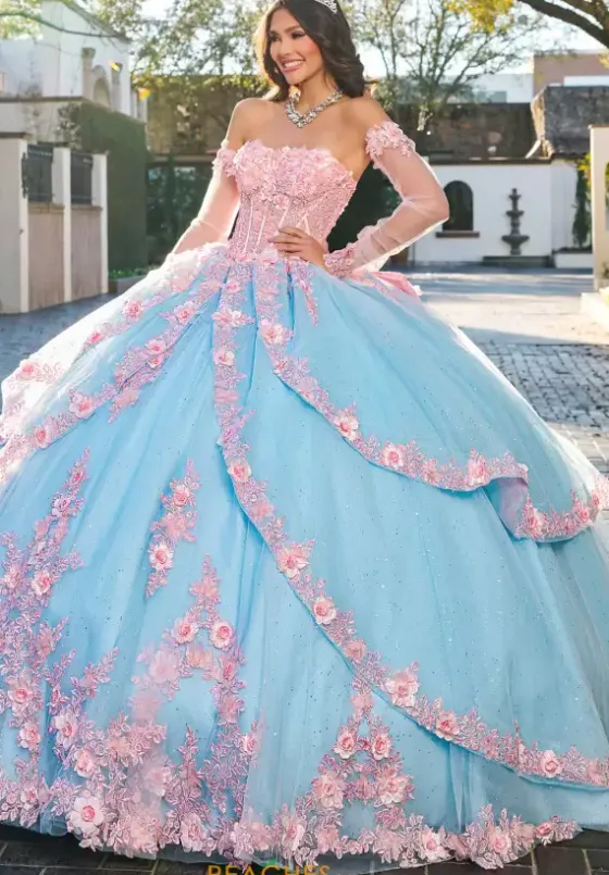 Quince Dresses With Sleeves|Plus Sized Quince Dresses^Rachel Allan Quince RQ2196
