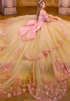 Quince Dresses With Sleeves|Plus Sized Quince Dresses^Rachel Allan Quince RQ2196