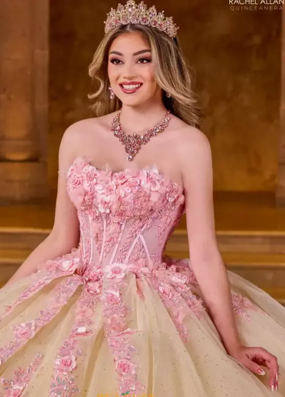 Quince Dresses With Sleeves|Plus Sized Quince Dresses^Rachel Allan Quince RQ2196