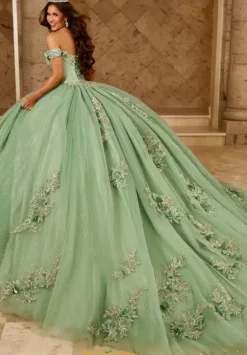 Plus Sized Quince Dresses|Sweet Sixteen^Rachel Allan Quince RQ2210 Sage