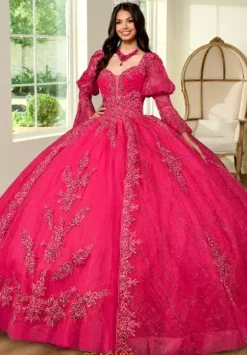 Quince Dresses With Sleeves|Plus Sized Quince Dresses^Rachel Allan Quince RQ1135