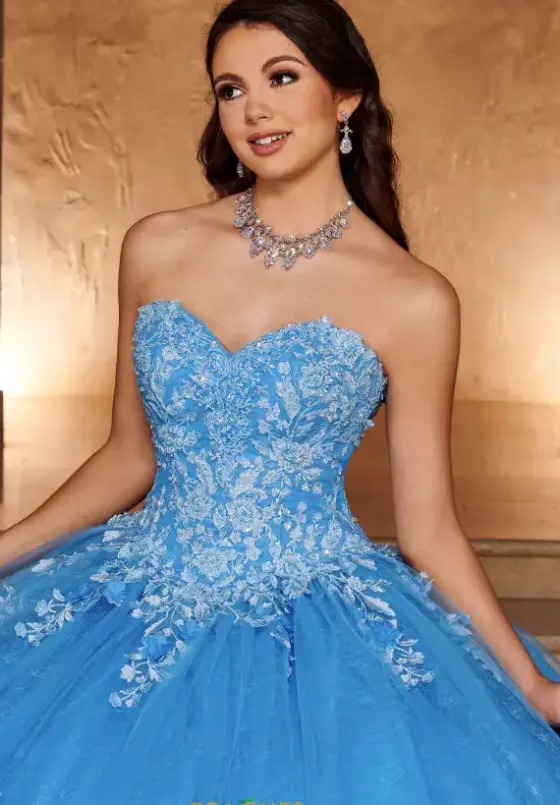 Sweet Sixteen|Plus Sized Quince Dresses^Rachel Allan Quince RQ1112 Azure