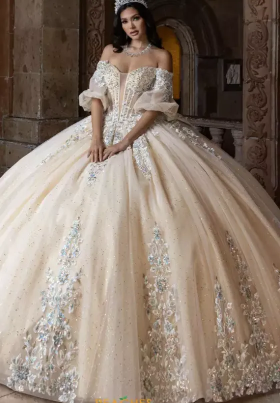 Sweet Sixteen|Quince Dresses With Sleeves^Rachel Allan Quince RQ1165
