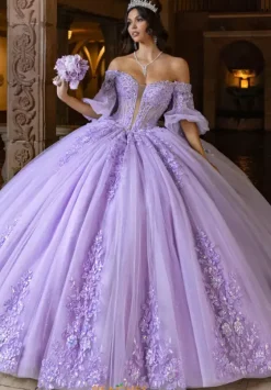 Sweet Sixteen|Quince Dresses With Sleeves^Rachel Allan Quince RQ1165