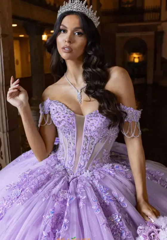 Sweet Sixteen|Quince Dresses With Sleeves^Rachel Allan Quince RQ1165