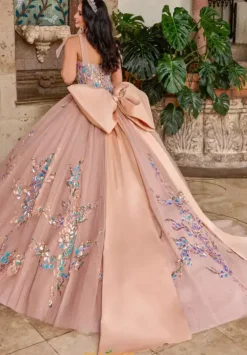 Plus Sized Quince Dresses|Sweet Sixteen^Rachel Allan Quince RQ2203 Latte