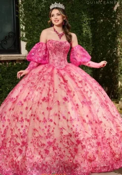 Sweet Sixteen|Quince Dresses With Sleeves^Rachel Allan Quince RQ1123