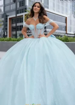 Sweet Sixteen|Plus Sized Quince Dresses^Rachel Allan Quince RQ2183 Light Blue