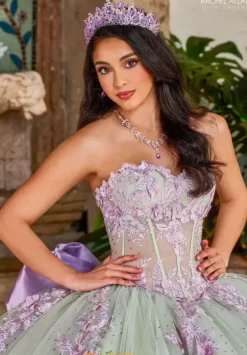 Quince Dresses With Sleeves|Plus Sized Quince Dresses^Rachel Allan Quince RQ1140