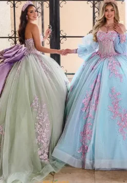Quince Dresses With Sleeves|Plus Sized Quince Dresses^Rachel Allan Quince RQ1140