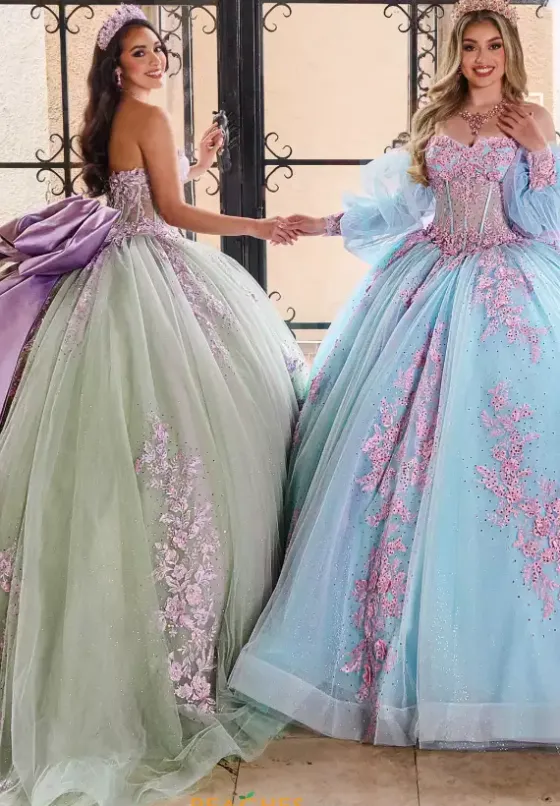 Quince Dresses With Sleeves|Plus Sized Quince Dresses^Rachel Allan Quince RQ1140