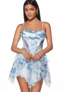 Bat Mitzvah|Plus Size Homecoming Dresses^Alyce Scoop Neckline A Line Dress 30056