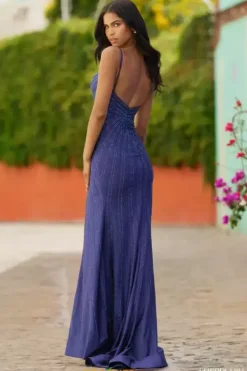 Long Homecoming Dresses|Fitted^Sherri Hill 55604 Black