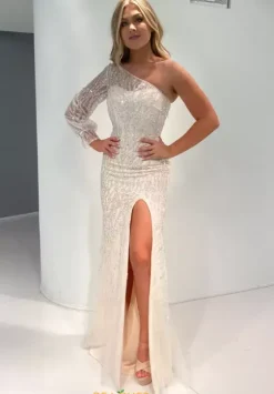 Long Sleeve Prom Dresses|Dresses With Sleeves^Sherri Hill 55057