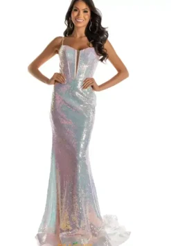 Fitted|Long Dresses^Sherri Hill 55522 Blush