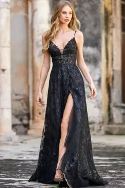 A Line|Long Dresses^Sherri Hill 55008