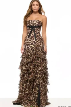 Long Dresses|Plus Sized Dresses^Sherri Hill 57825 Animal Print