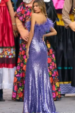 Long Homecoming Dresses|Fitted^Sherri Hill 55094