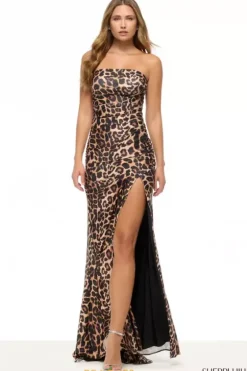 Fitted|Plus Size^Sherri Hill 57734 Leopard