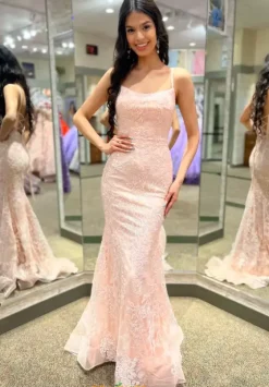 Fitted|Long Dresses^Sherri Hill 55341 Blush