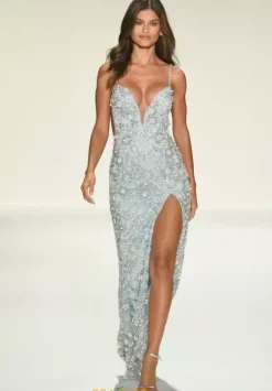 Pageant^Sherri Hill 67200 Light Blue/Ivory/Silver/Ab