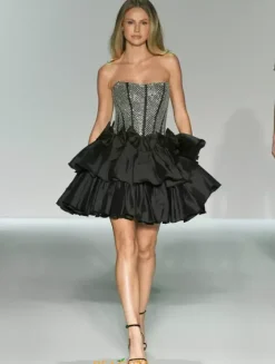 Pageant^Sherri Hill Short 57239 Black/Silver