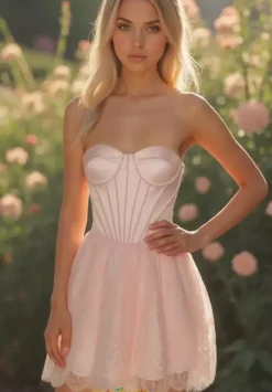 Bat Mitzvah|8Th Grade Dance^Alyce Short A Line Sweetheart Neckline Dress 30011