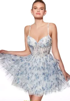 Wedding Guest|Sweet Sixteen^Alyce Short Beaded Tulle Dress 30013