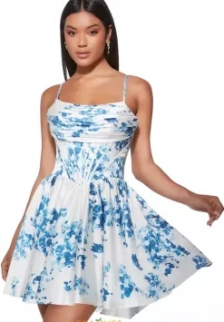 Bat Mitzvah|8Th Grade Dance^Alyce Short Satin A Line Dress 30059