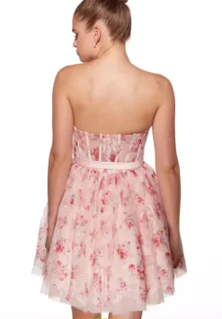 Bat Mitzvah|8Th Grade Dance^Alyce Short Strapless Lace Dress 30019
