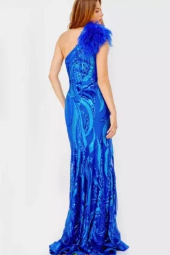 Wedding Guest|Pageant^Jovani Single Shoulder Fully Beaded Dress 32596