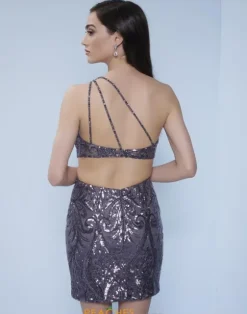 Short Dresses|Short Homecoming Dresses^Splash F340 Gunmetal