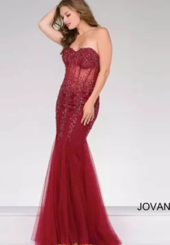 Winter Formal|Pageant^Jovani Strapless Mermaid Dress 5908