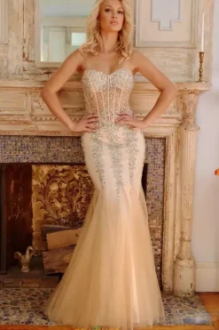 Winter Formal|Pageant^Jovani Strapless Mermaid Dress 5908