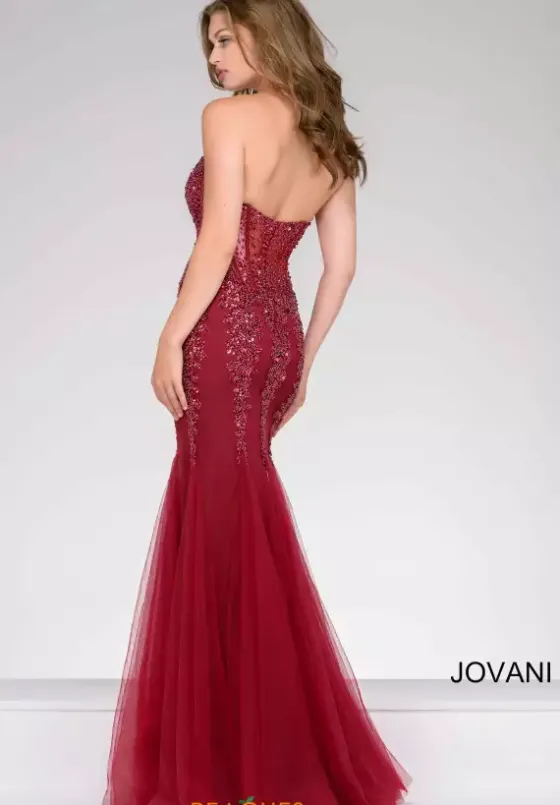 Winter Formal|Pageant^Jovani Strapless Mermaid Dress 5908