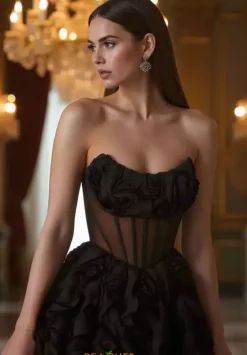 Bat Mitzvah|8Th Grade Dance^Alyce Strapless Scoop Neckline Short Dress 30077