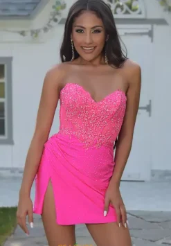 Winter Formal|Wedding Guest^Jasz Couture Strapless Sweetheart Neck Dress 1739