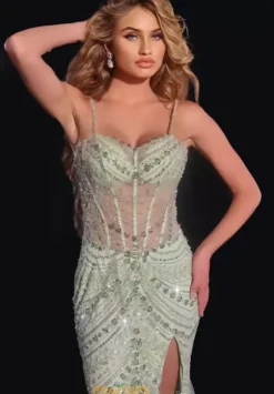 Long Dresses|Plus Sized Dresses^Jovani Sweetheart Neckline Long Dress 43189
